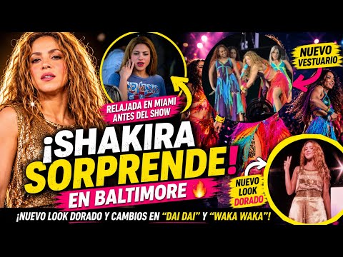 😱 SHAKIRA SURPRISES in BALTIMORE! Debuts NEW LOOKS and REVAMPS her show 🔥