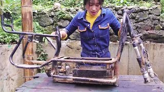 Village girl helps old watch repair used electric cars