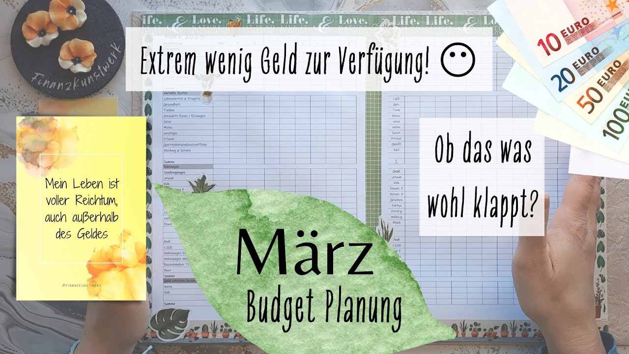 Budgetplanung Familie | 600 € weniger 😱 | Low Budget Familie für Anfänger | März