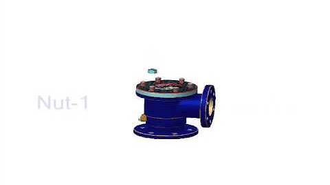 Fully HD Assembly Animation of Non-Return Valve on Creo 2.0..By M.M.RAFIK..(".")