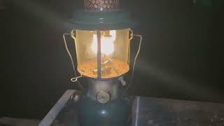 Vintage Coleman 220E Lantern Light-Up