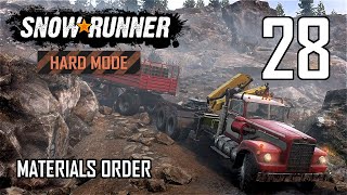 SnowRunner Hard Mode Strategic Walkthrough Ep 28 - Materals Order screenshot 4