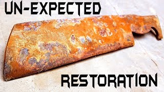 Antique Handmade Meat Cleaver | RESTORATION