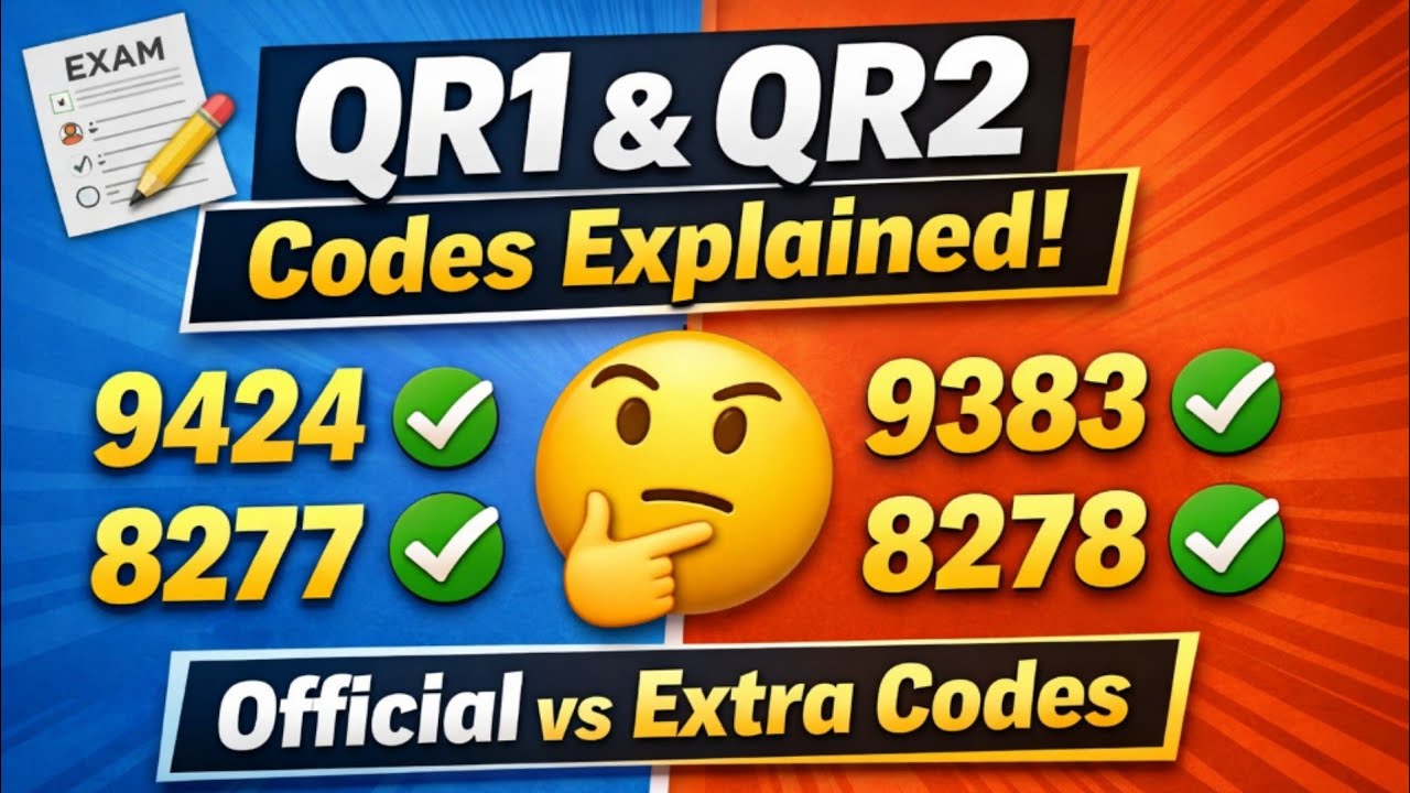 Quantitative Reasoning 1 & 2 Code Difference Explained 9424 vs 8277 ...