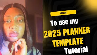 2025 planner template editing on Canva tutorial on phone