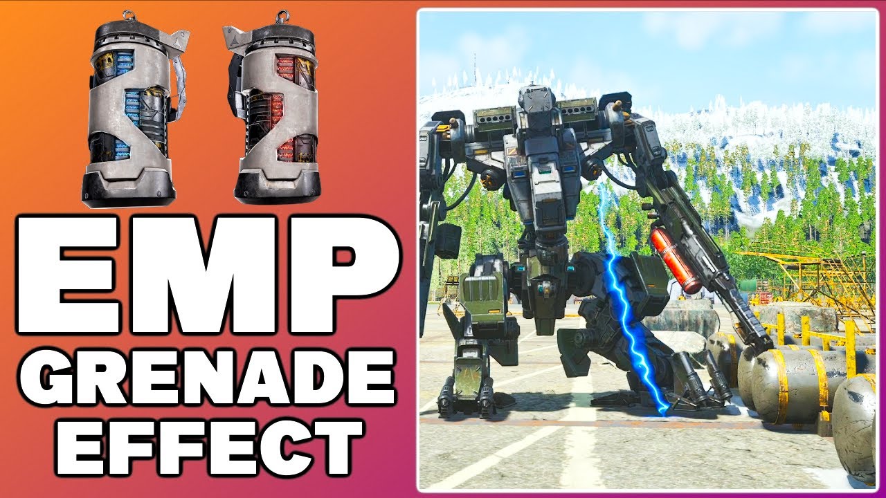 SCUM EMP Grenade Effect On Sentry Night Vision Goggles And Vehicle