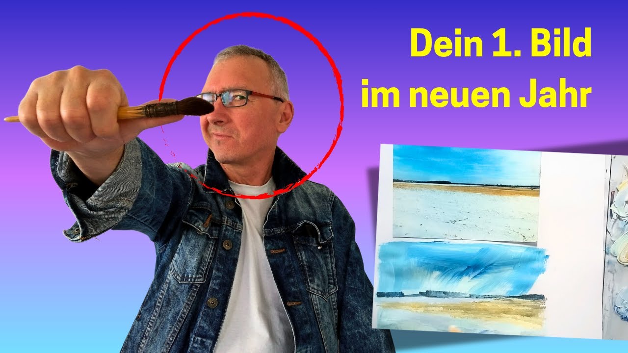 Der geeignete Zeitpunkt ist jetzt: Male dein erstes Bild in 2025