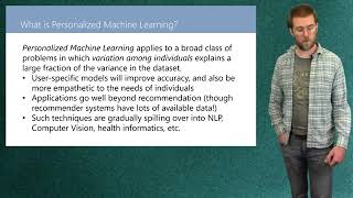 Personalized Machine Learning Wealth