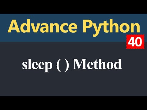 sleep Method in Python (Hindi)