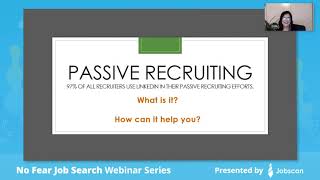 Webinar: How to Make Your LinkedIn Profile a Recruiter Magnet w/ Victoria Ipri | No Fear Job Search