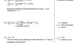 2011B Q2 - AP Calculus AB FRQ