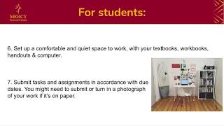 Remote Learning Program Information for Students & Parents