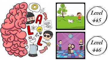 Brain Test All Star : Level 445 , 446 – How to Solve? (Walkthrough)