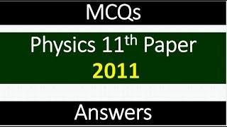 AKU-EB | PHY 2011 Paper I | Answers