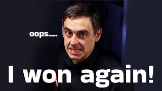 That’s why we love snooker! Ronnie O'Sullivan!