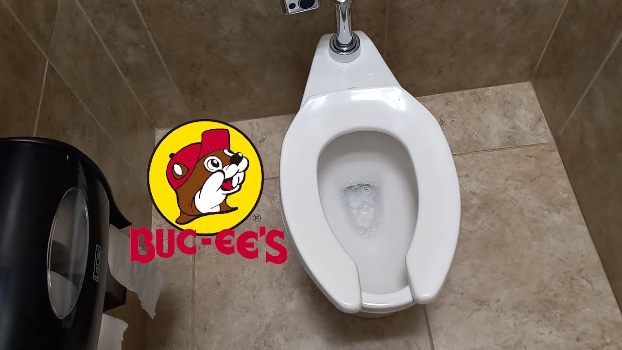 Buc-ee's Gas Station Toilet Flush - YouTube