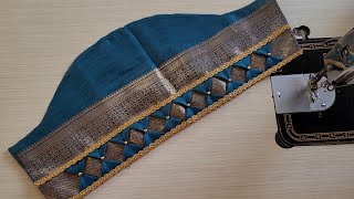 Beautiful designer model sleeve design | Simple and easy method of stitching
