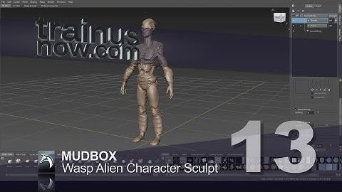 Mudbox WaspAlienCharacterSculpt 13