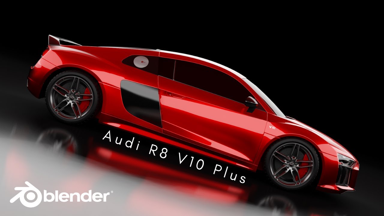 Audi R8 V10 Plus Cinematic Car Commercial || Blender || Sashank Gl ✨