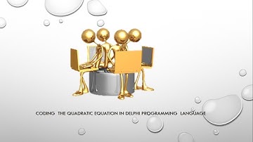 Quadratic formula in Delphi programming
