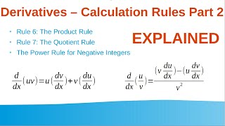 2.2 Derivatives - Rules Part 2