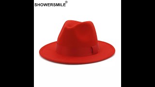 SHOWERSMILE Wool Fedora Hats Men Women  👌 British Style | 2021 | idea #shorts