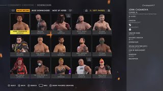 WWE 2K22 Community Creations PS5/Xbox