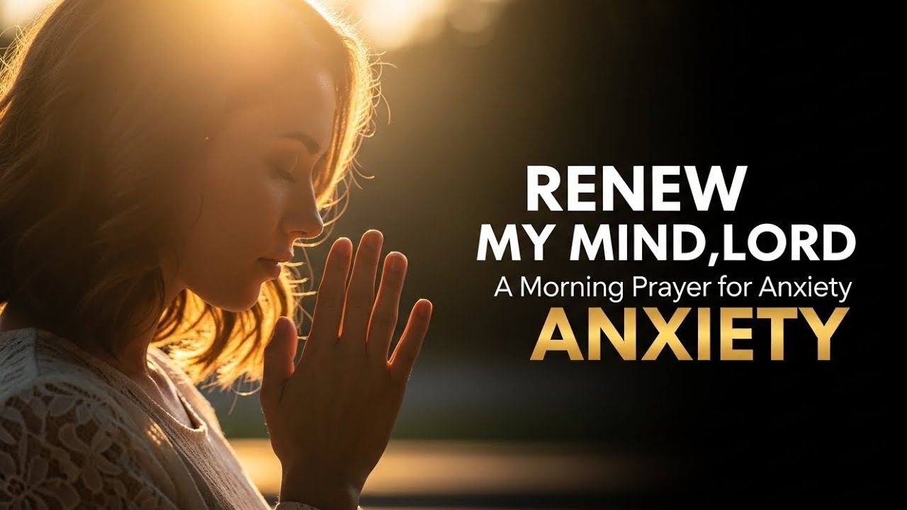 A Morning Prayer for Anxiety | Lord, Renew My Mind and Heart.!!! 