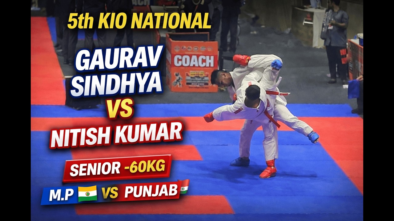 Gaurav Sindhya (M.P) Vs Nitish Kumar (punjab) | Senior -60 kg Semifinal | 5th KIO National
