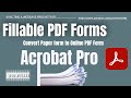 Fillable PDF Form in Acrobat Pro