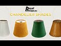 Chandelier Lamp Shade - Exclusive Collection - Double Clip-On Shades