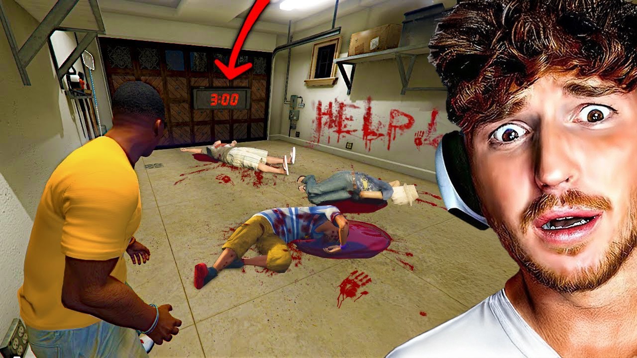 Surviving 24 HOURS In CURSED GTA 5..