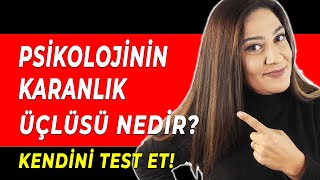 PSİKOLOJİNİN KARANLIK ÜÇLÜSÜ - Karanlık Kişilik Özellikleri Testi  - Kendini Test Et! Resimi