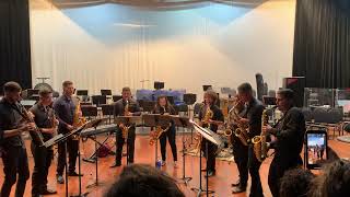 Bando de sax - caravan - improviso do grande Rodolfo - esax em Brasília 2023 Arranjo tiago oliveira