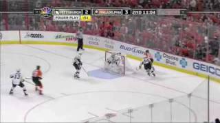 April 19, 2009- Simon Gagne #12 Game Winning Goal vs Pittsburgh Penguins