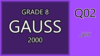 Gauss 8 2000 2