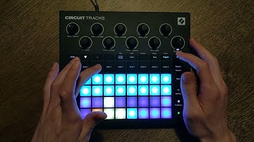 Novation Circuit Tracks Jam With Live Improvisation At The End