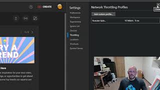 Limit or throttle your download and upload speed natively in your browser! screenshot 4