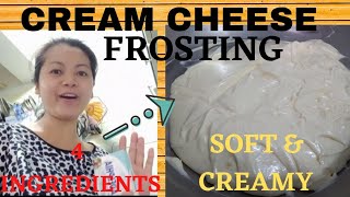 How To Make Cream Cheese Soft Creamy Frosting With 4 Ingredients And No Powdered Sugar