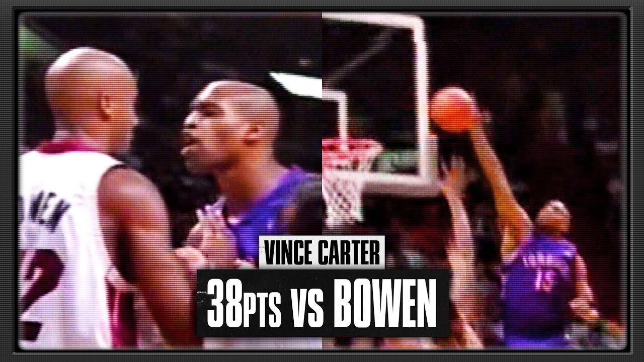 Vince Carter 38pts Getting HEATED Against Bowen March 27th 2001 YouTube