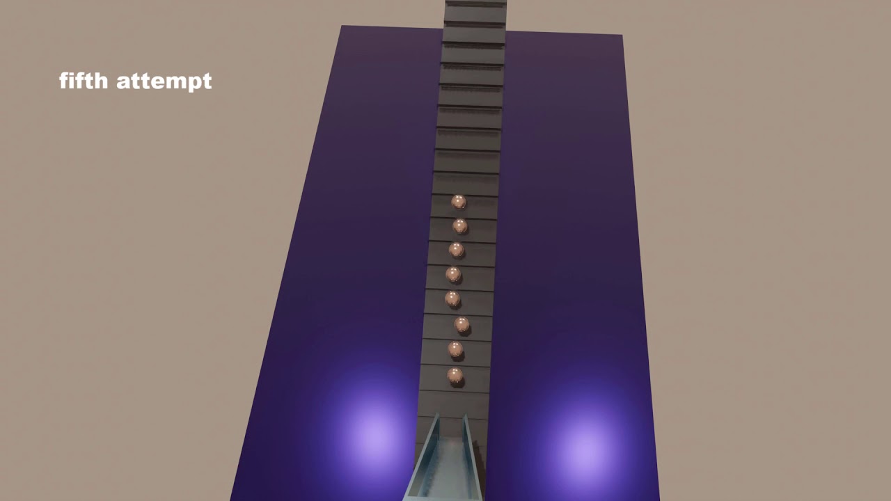 Blender 2.80 physics Experimenting with a Conveyor Belt (HD 1080