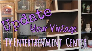 Update:  Reno of Vintage TV Entertainment Center refitted.