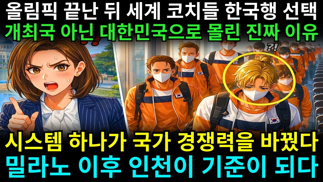 밀라노 올림픽 끝난 뒤… 각국 코치들이 한국행을 선택한 진짜 이유