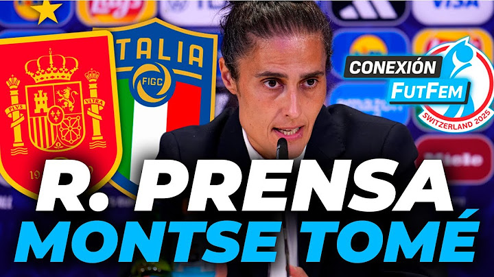 MONTSE TOMÉ, RUEDA PRENSA COMPLETA hoy ITALIA 1 - ESPAÑA 2 EUROCOPA FEMENINA: ALEXIA, AITANA, ESTHER