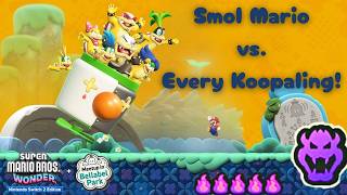 Smol Mario defeating EVERY Koopaling! - Super Mario Bros. Wonder + Meetup in Bellabel Park