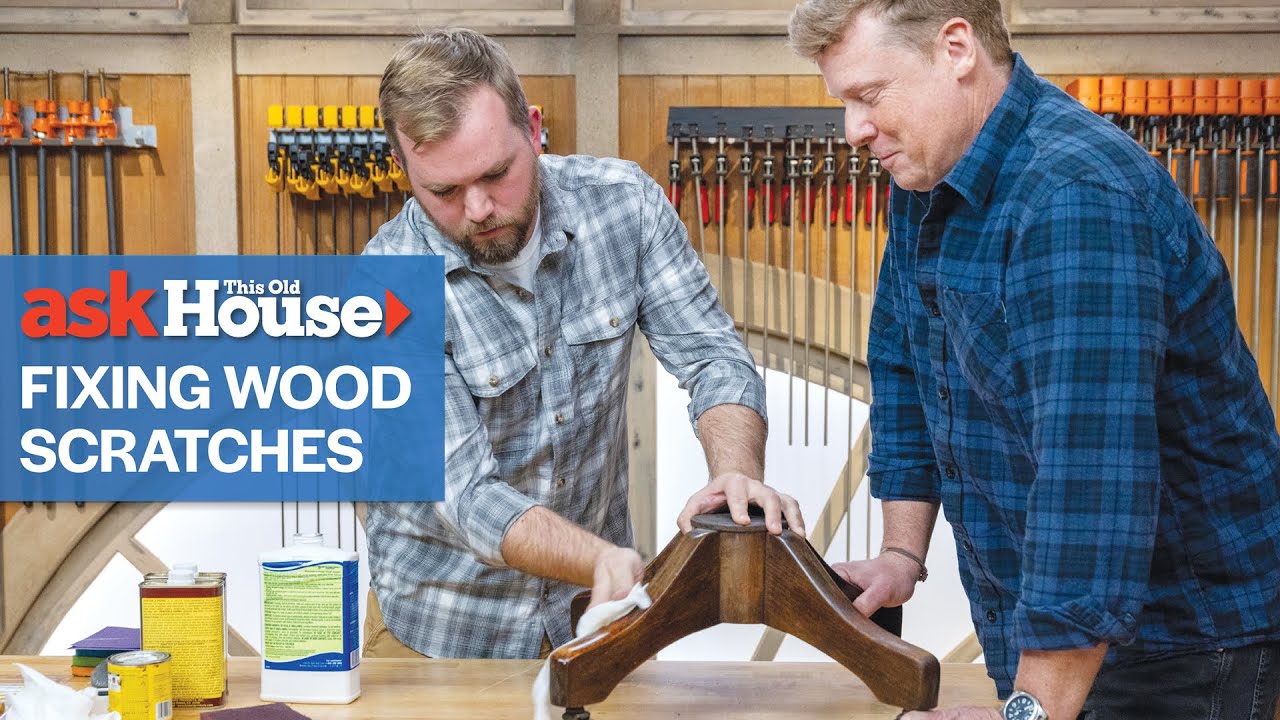 How to Fix Wood Scratches | Ask This Old House - YouTube