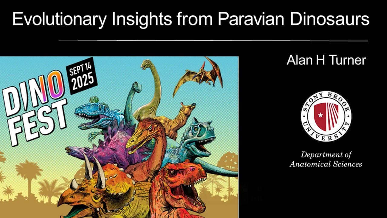 Evolutionary Insights from Paravian Dinosaurs with Dr. Alan Turner | 2025 Dino Fest