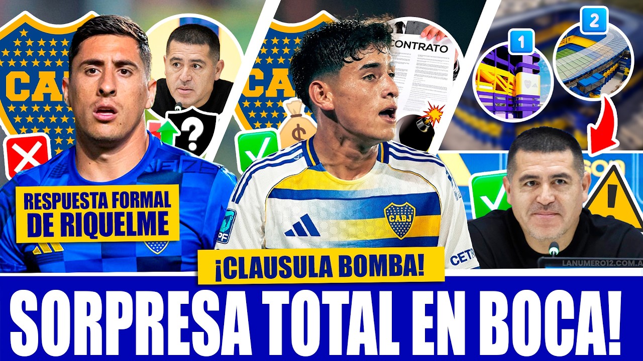 ¡La decisión BOMBA de Boca con ARANDA! ► La respuesta de RIQUELME a MERENTIEL! ► Vuelta de CAVANI!