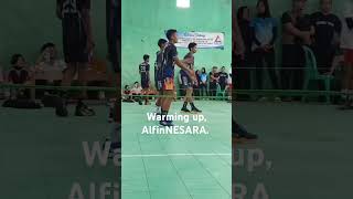 volleyball warming Up Alfin Nesara