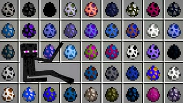 What if You Spawn ALL ENDERMAN EGGS in Minecraft ! Different Zombies Army Battle